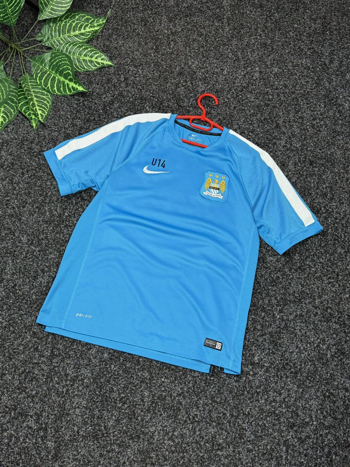 Nike NIKE MANCHESTER CITY 2014/2015 FOOTBALL SOCCER JERSEY SIZE M Size US M / EU 48-50 / 2 - 21 Thumbnail