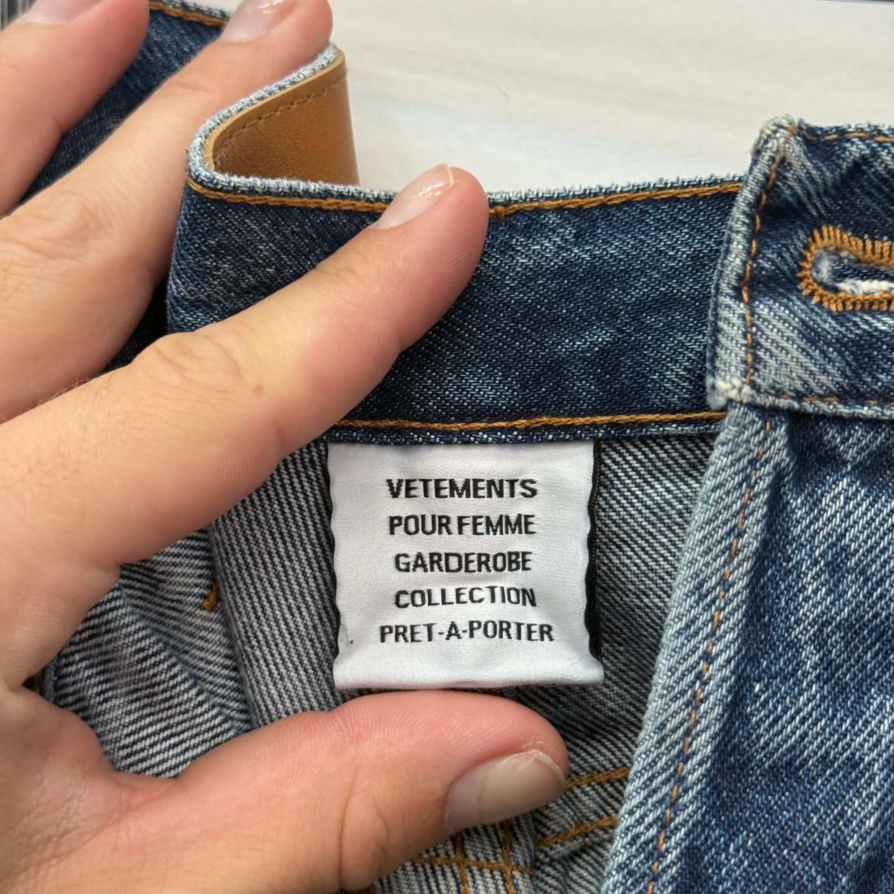 Vetements Vetements Flame Straight Leg Denim - Size 30 Size US 30 / EU 46 - 5 Thumbnail