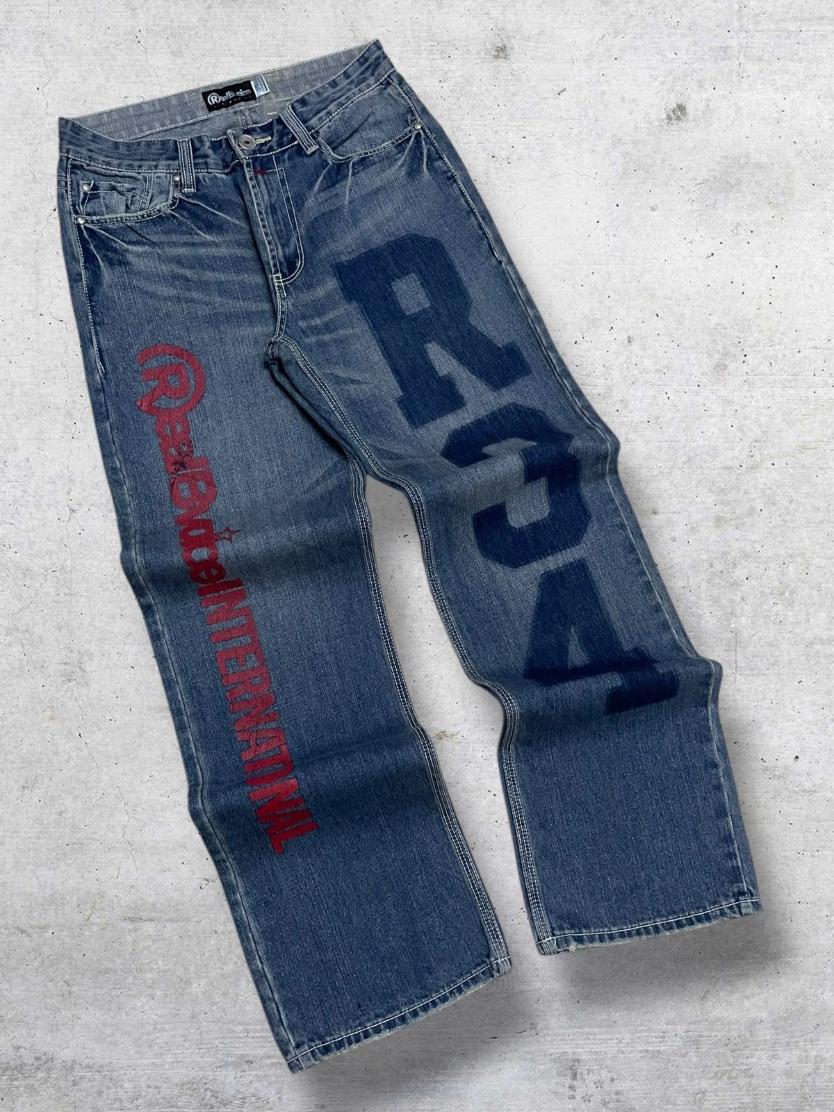 Japanese Brand VINTAGE REAL BVOICE OG DESIGNER STREETWEAR DAICOCK DENIM Size US 30 / EU 46 - 2 Thumbnail