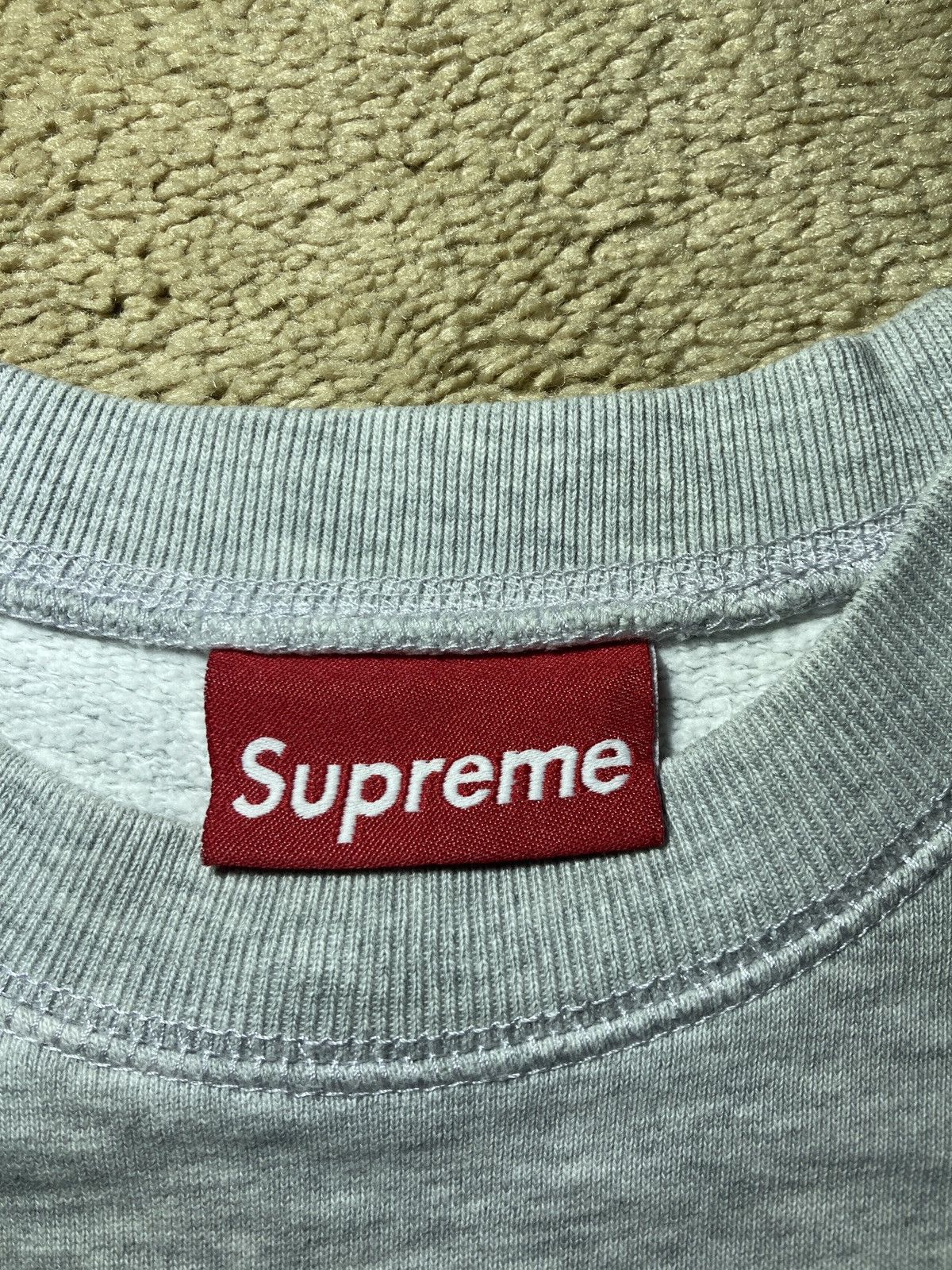 Supreme 2008 Supreme World Famous Box Logo Reverse Back Blue Sweater Size US M / EU 48-50 / 2 - 6 Thumbnail