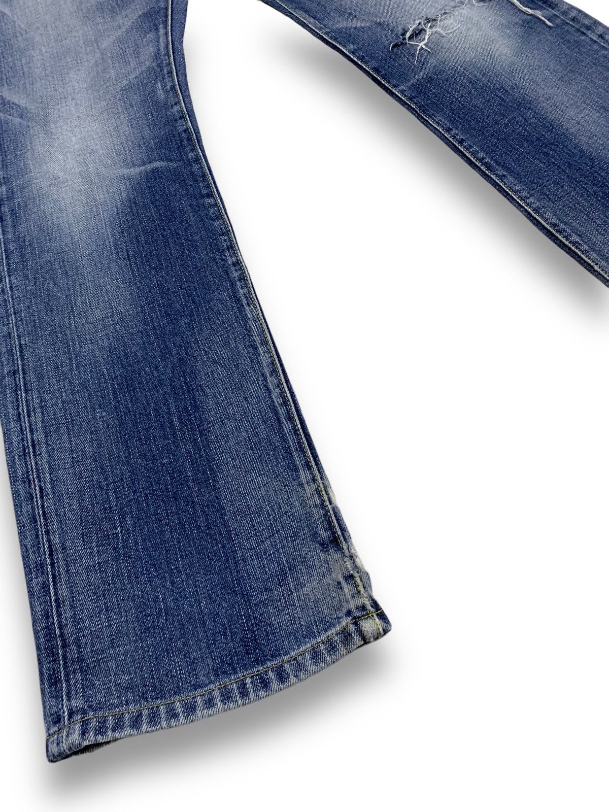 Japanese Brand Vintage Japanese Brand Slim Straight Distressed Grunge Jeans Size US 30 / EU 46 - 11 Thumbnail
