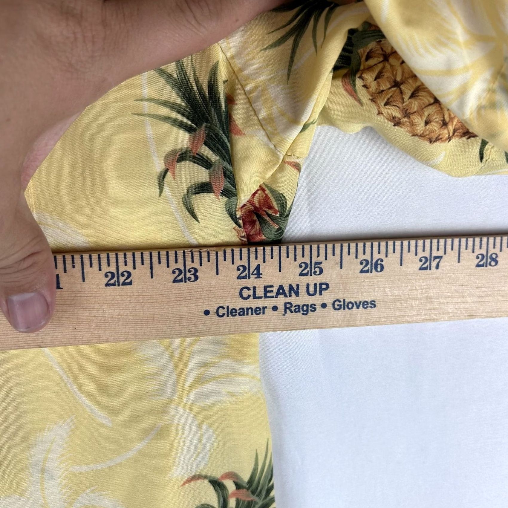 Paradise Found Paradise Found Shirt - Large - Yellow Hawaiian Aloha Pineapple Rayon Made USA Size US L / EU 52-54 / 3 - 6 Thumbnail