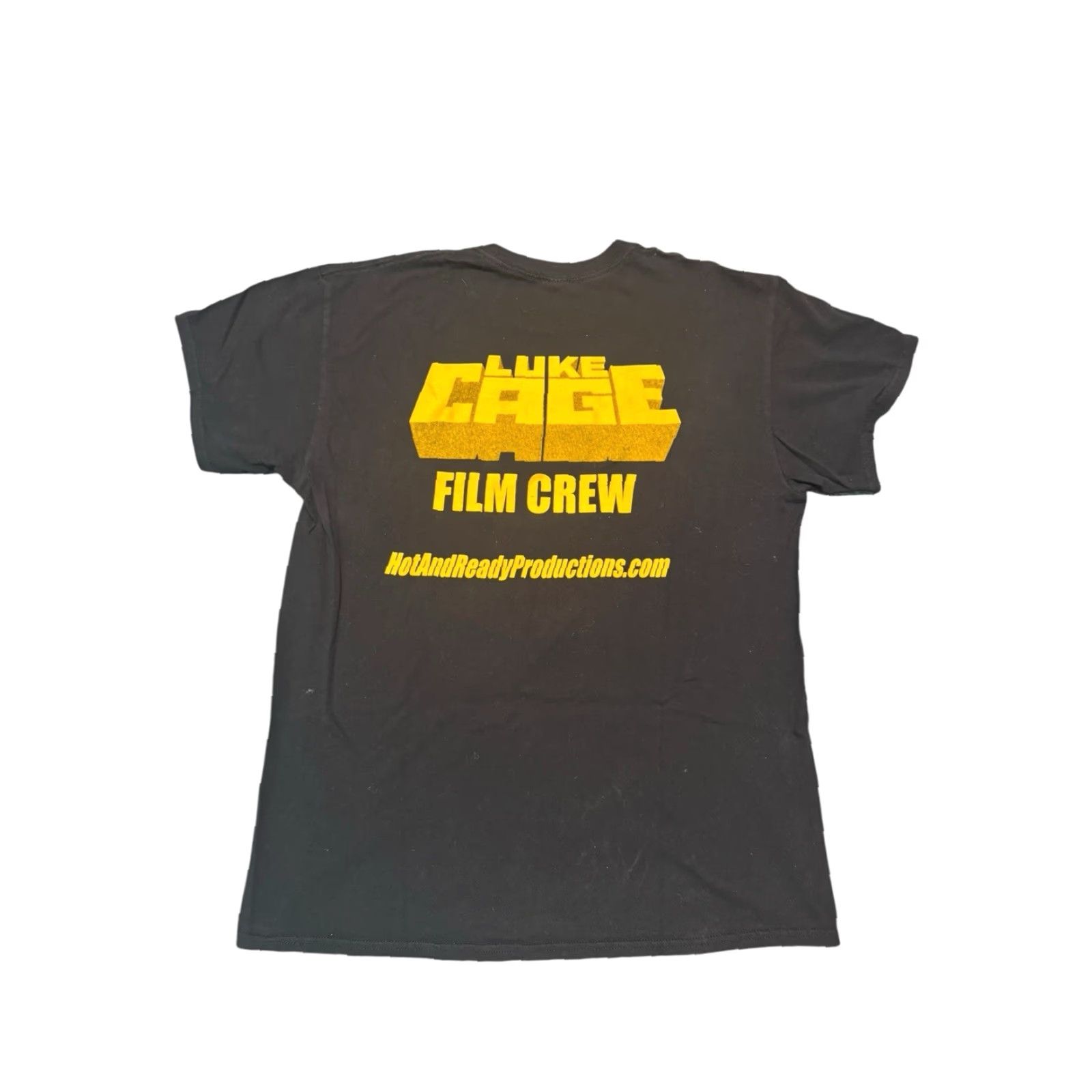 Gildan **RARE LUKES CAGE FILM CREW SHIRT SIZE LARGE BLACK GILDAN** User: **RARE LUKE CAGE FILM CREW SHIRT SIZE LARGE BLACK GILDAN** Size US L / EU 52-54 / 3 - 5 Thumbnail