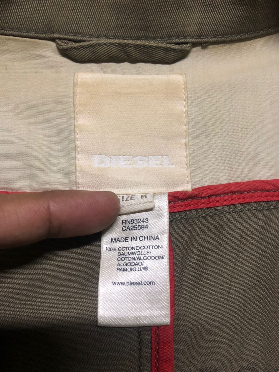 Diesel Vintage Diesel Jacket Military Style Sunfaded Faded Size US M / EU 48-50 / 2 - 16 Thumbnail