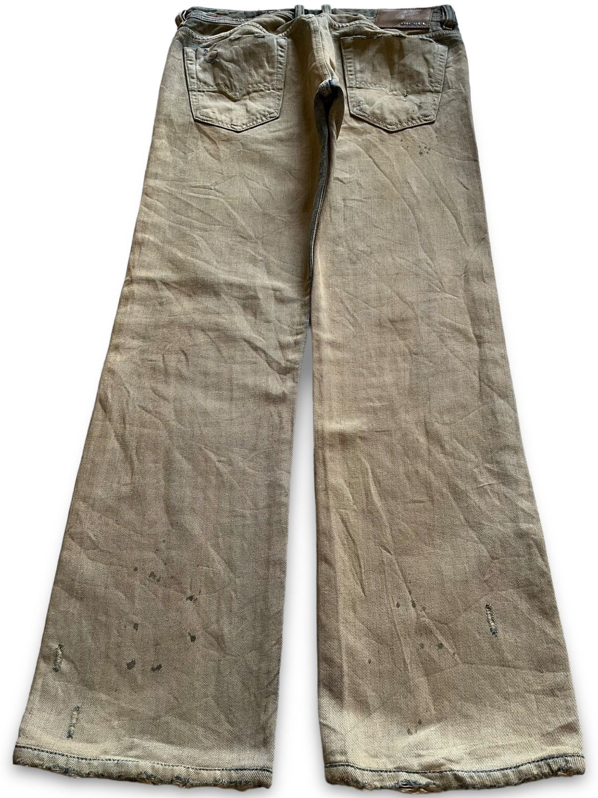 Diesel × Diesel Black Gold Vintage Diesel Viker Rusty Wash Distressed Loose Jeans Size US 32 / EU 48 - 2 Thumbnail
