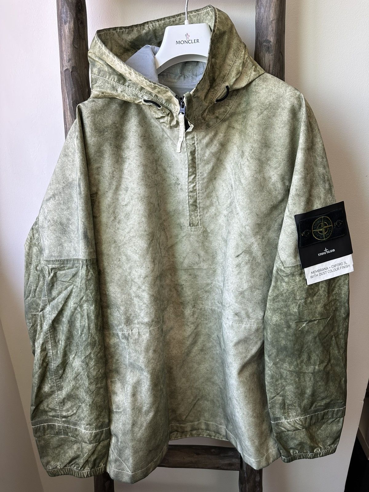 Stone Island Stone Island Membrana Oxford 3L Dust color Anorak Size US L / EU 52-54 / 3 - 5 Thumbnail