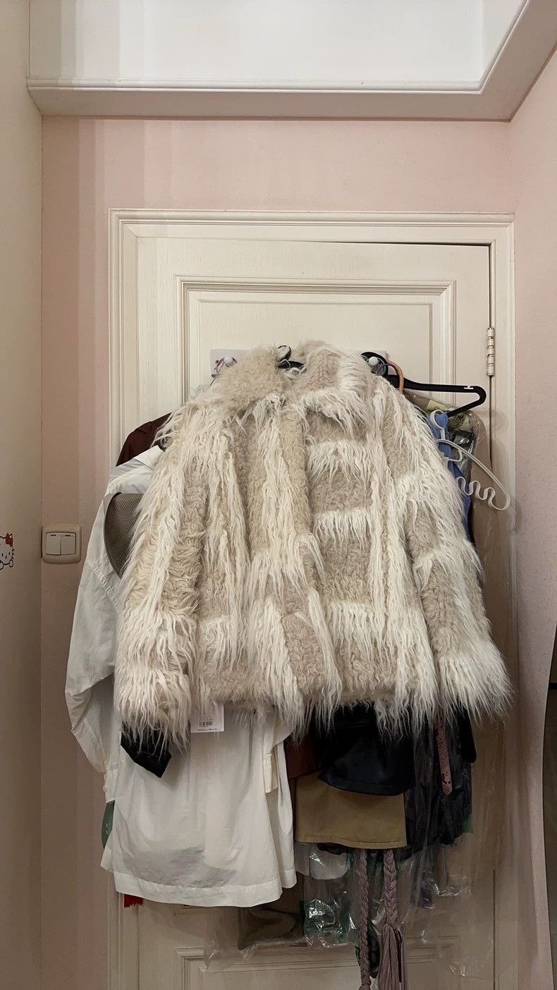 Helmut Lang HELMUT LANG Eco-friendly pelagic lamb long and short fur p Size S / US 4 / IT 40 - 2 Thumbnail