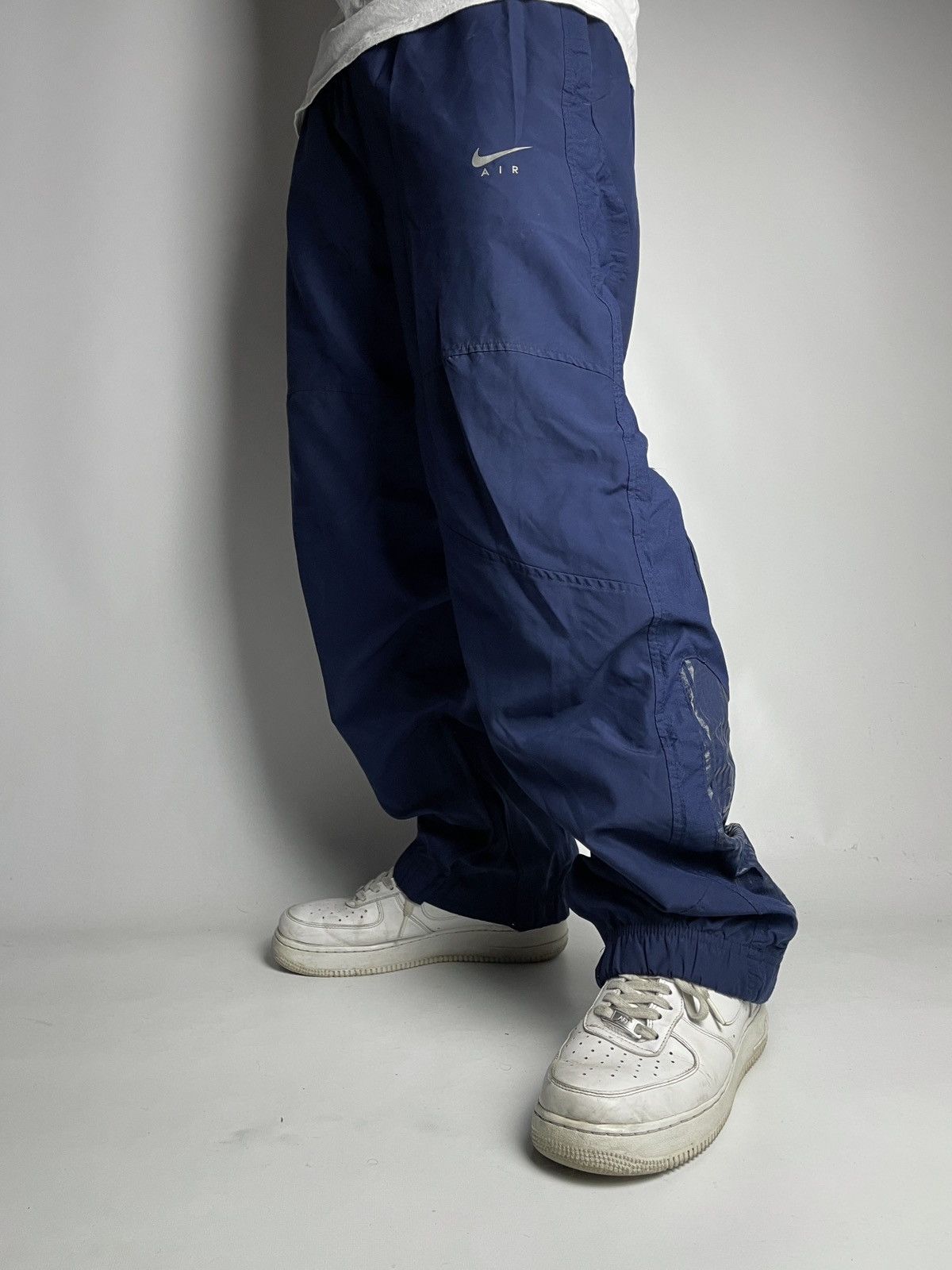 Nike Nike 00s Vintage TrackPants Baggy. Nylon Air Max Joggers TN Grailed