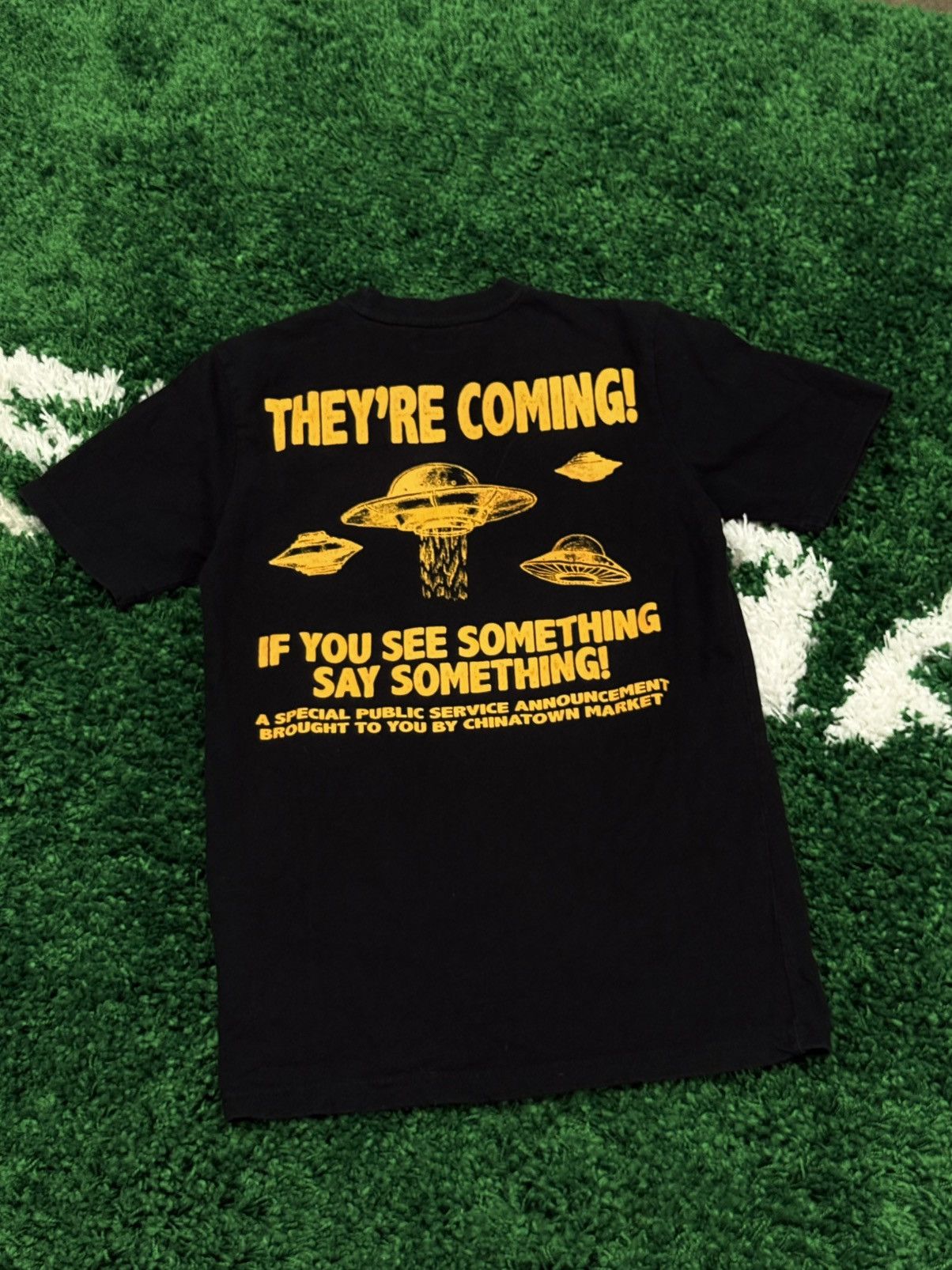 Market Chinatown Market UFO Allien Sky Tee Black Small Eye Size US S / EU 44-46 / 1 - 1 Thumbnail