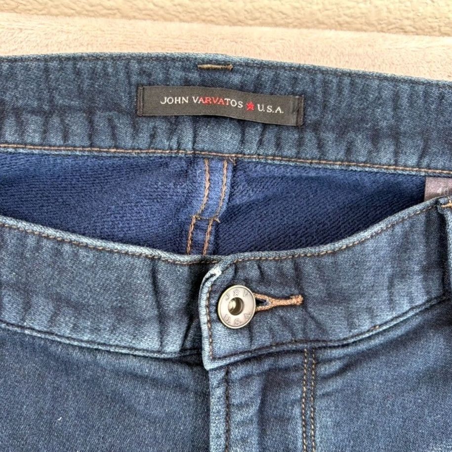 John Varvatos John Varvatos Bowery Slim Jeans - Indigo - 40x30 - Mens Size US 40 / EU 56 - 2 Thumbnail