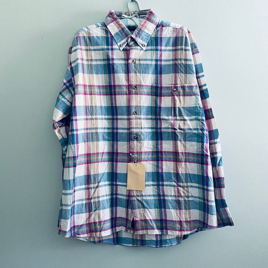 Other Lodge Classics bombay supermadras button down NWT Size US L / EU 52-54 / 3 - 2 Thumbnail