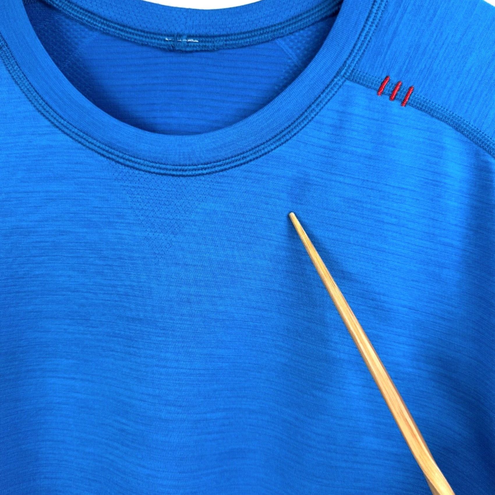Lululemon Lululemon Shirt Men’s 2XL Blue Short Sleeve Regular Solid Logo Breathable Stretch Athletic Gym Jogging Weights Lululemon Stretch Your Head Size US XXL / EU 58 / 5 - 4 Thumbnail