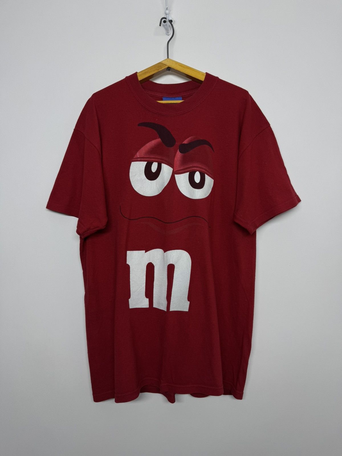 Vintage VINTAGE M&MS FULL PRINT T-SHIRT TEE RED CANDY Size US L / EU 52-54 / 3 - 4 Thumbnail
