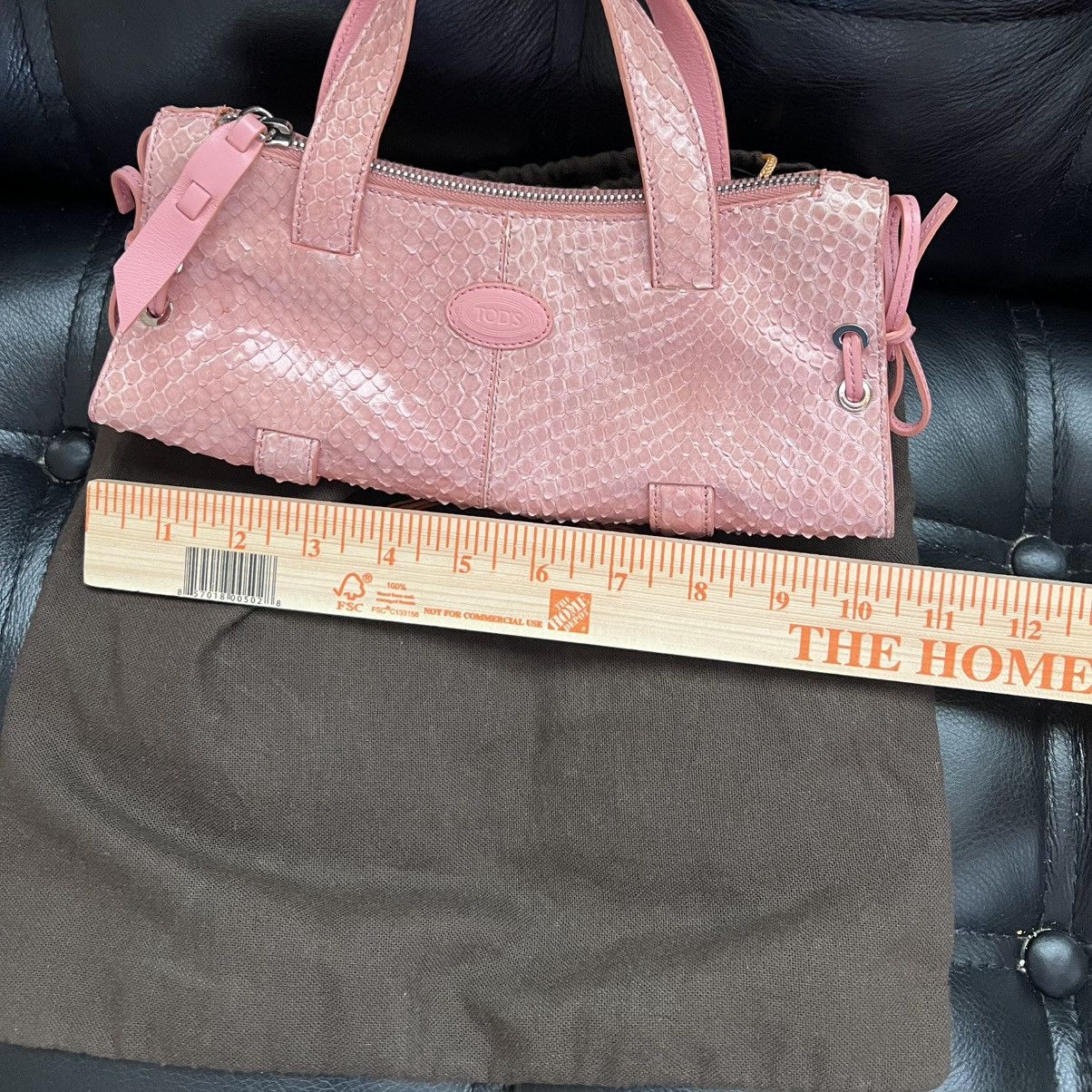 Tod's Tod’s Pink Mini Leather Bag Made in Italy w/ Dust Bag Size ONE SIZE - 11 Thumbnail