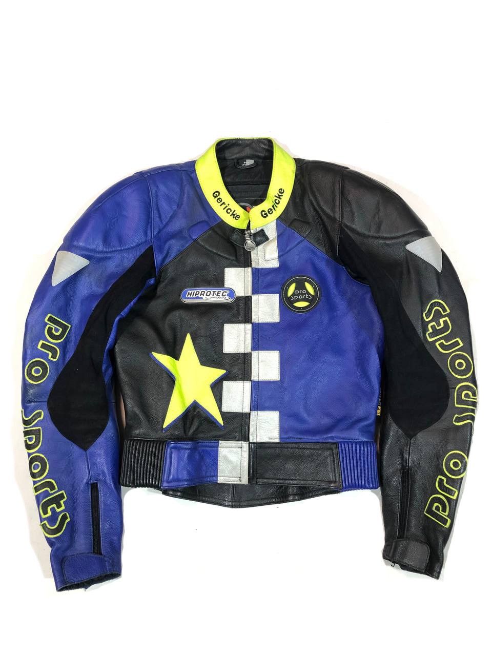 Hein Gericke Pro Sport Racing Moto Leather Jacket Rare