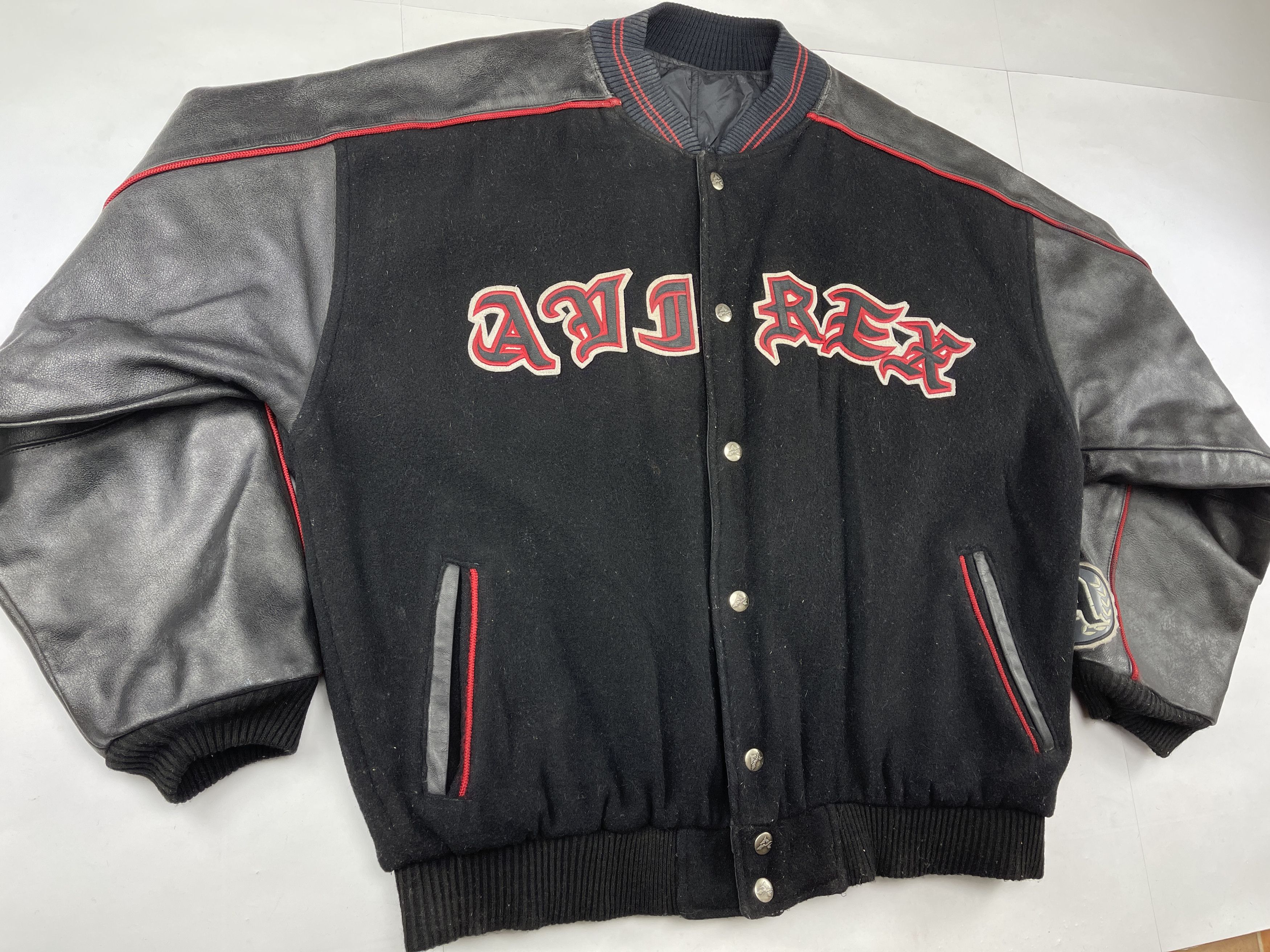 Avirex AVIREX jacket, wool vintage 90s hip hop 1990s hip hop XL Size US XL / EU 56 / 4 - 15 Thumbnail