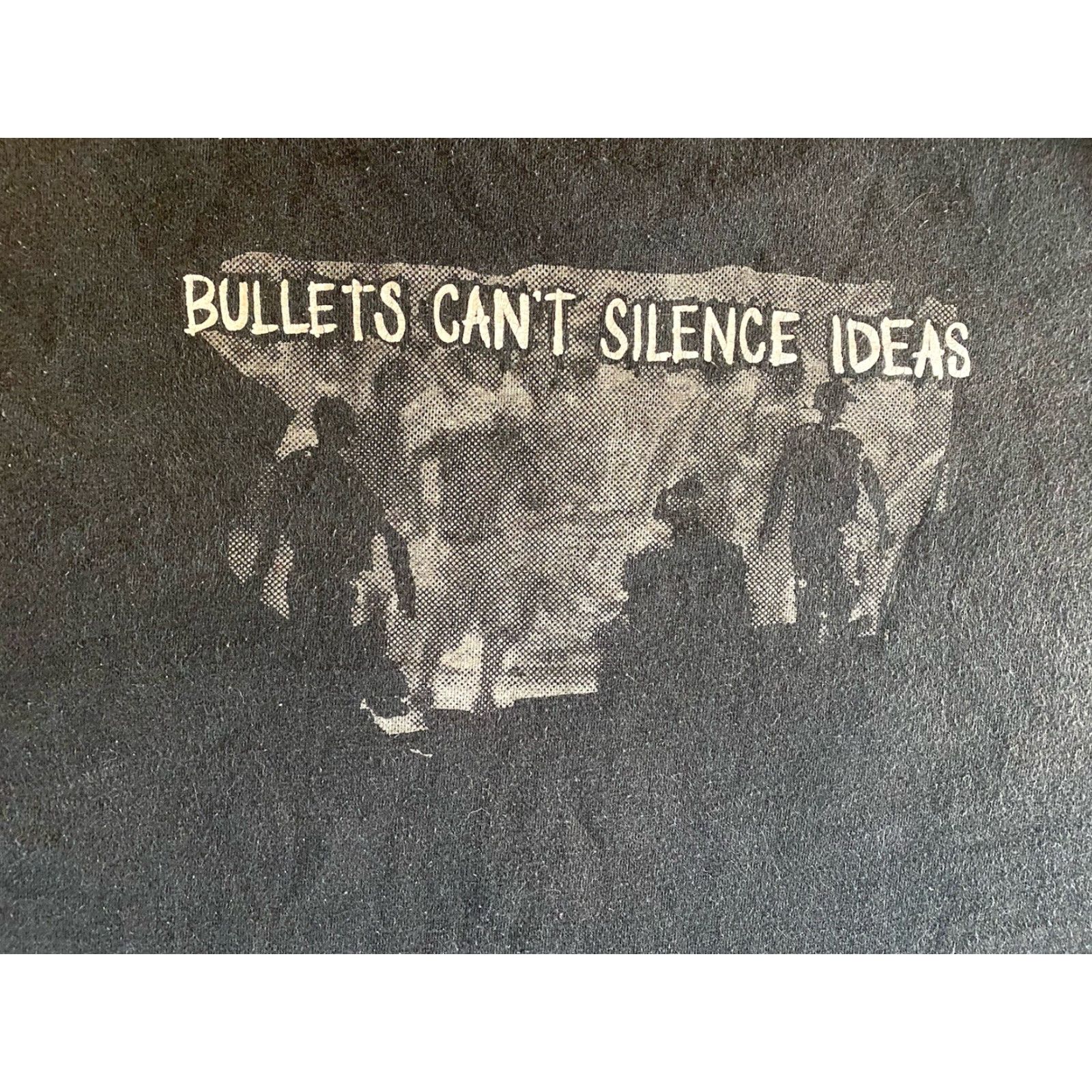 Doublet VINTAGE Anti-Flag MENS XL Protester Bullets Don't Silence Double Sided Shirt Made In USA Size US XL / EU 56 / 4 - 4 Thumbnail
