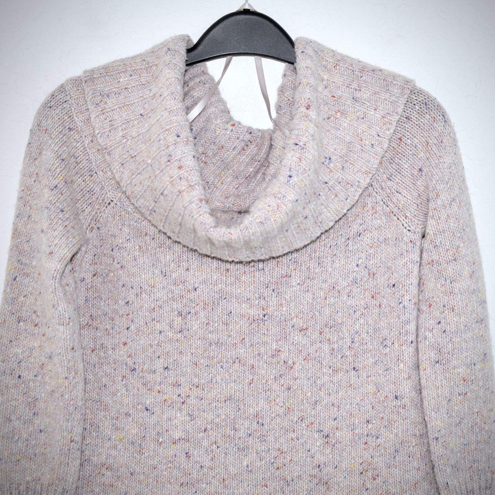 Rebecca Minkoff Rebecca Minkoff Cowl Neck Sweater XS Beige Wool Alpaca Blend Size XS / US 0-2 / IT 36-38 - 4 Thumbnail