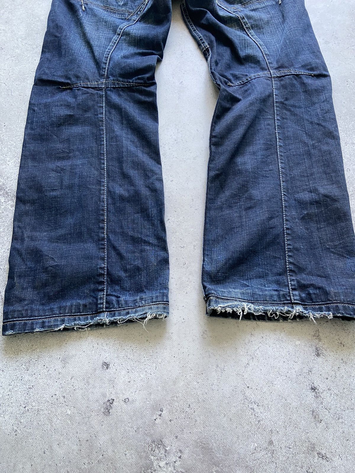 Japanese Brand Tough Jeansmith Japanese Distressed Denim Jeans Size US 34 / EU 50 - 8 Thumbnail