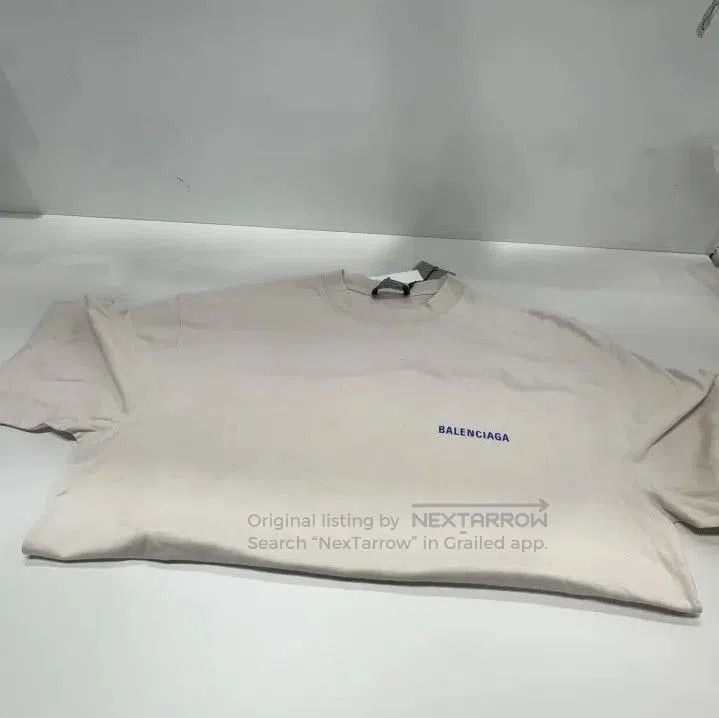 Balenciaga Balenciaga Logo Print Crew Neck T. Size US S / EU 44-46 / 1 - 7 Thumbnail