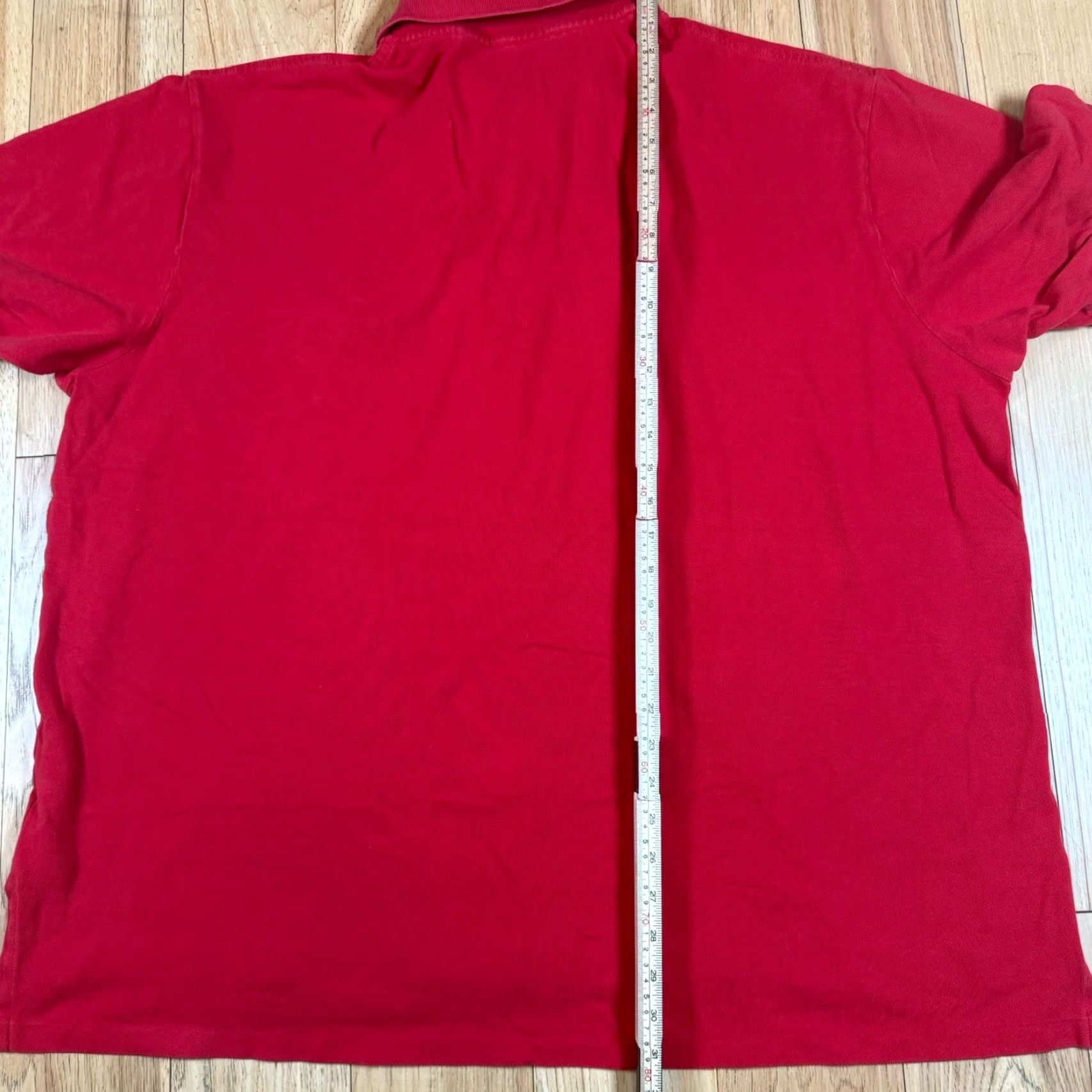 Ralph Lauren VINTAGE Polo Ralph Lauren Big Pony Shirt Mens 3XB Red Blue Short Sleeve Embroidered Preppy Casual Rugby 3XL Mens Size US XXL / EU 58 / 5 - 7 Thumbnail