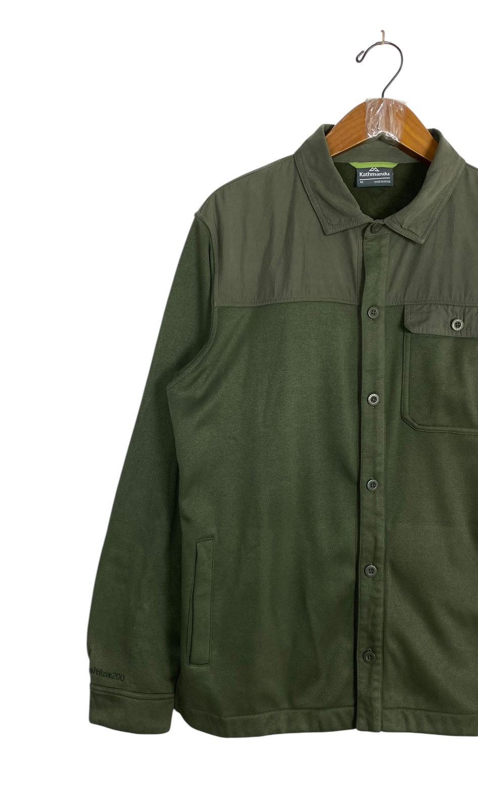 Kathmandu Rare‼️ Kathmandu Shirt Khaki Cargo Altica 200 Fleece Size US S / EU 44-46 / 1 - 2 Thumbnail