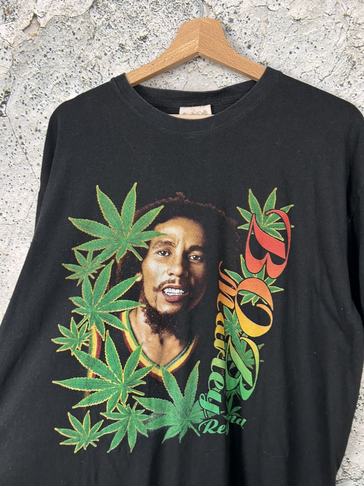 Band Tees Vintage Bob Marley 90s Graphic Band Tee Rare Size US L / EU 52-54 / 3 - 3 Thumbnail