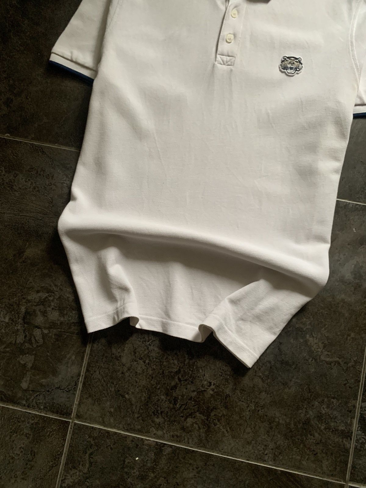 Kenzo Kenzo Kid Tiger Logo Polo white Size US L / EU 52-54 / 3 - 3 Thumbnail