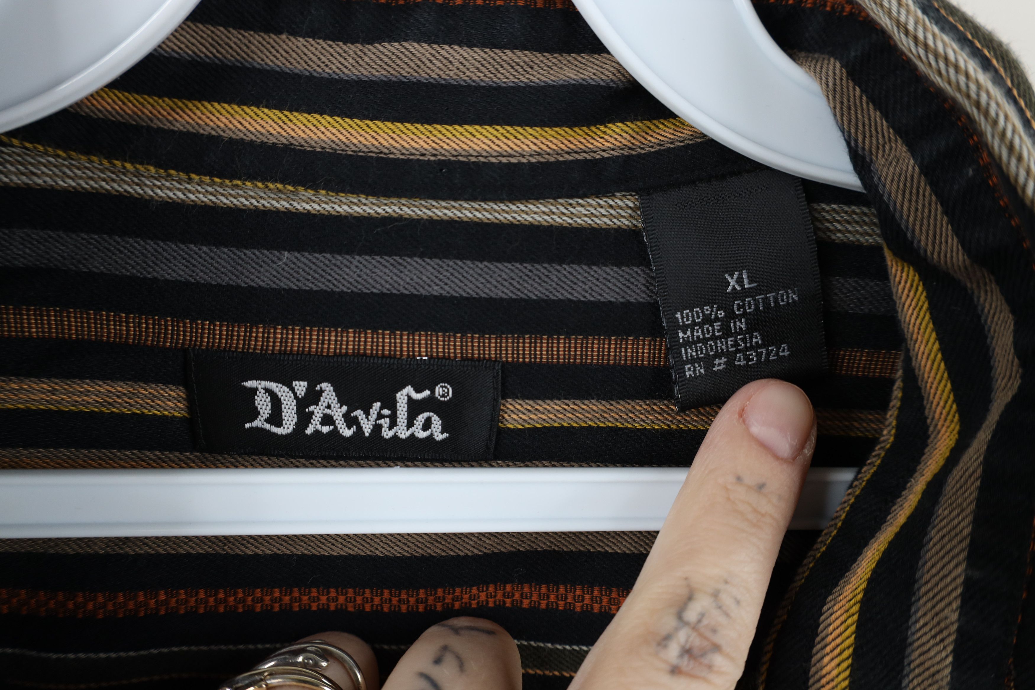 Vintage Vintage 90s Streetwear Striped Collared Button Down Shirt Size US XL / EU 56 / 4 - 6 Thumbnail