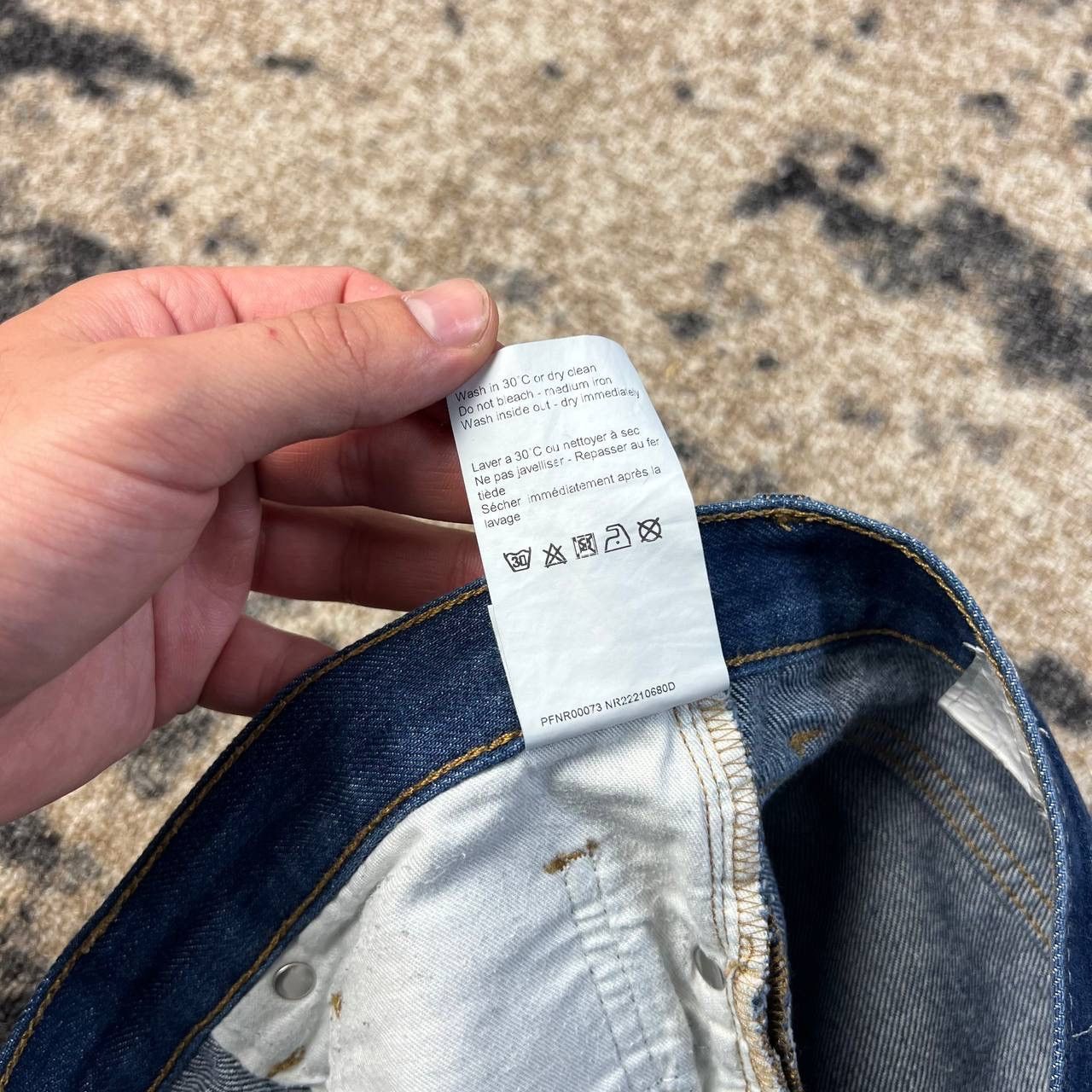 Norse Projects Norse Project Regular Fit Blue Denim Jeans Streetwear Style Size US 31 - 9 Thumbnail