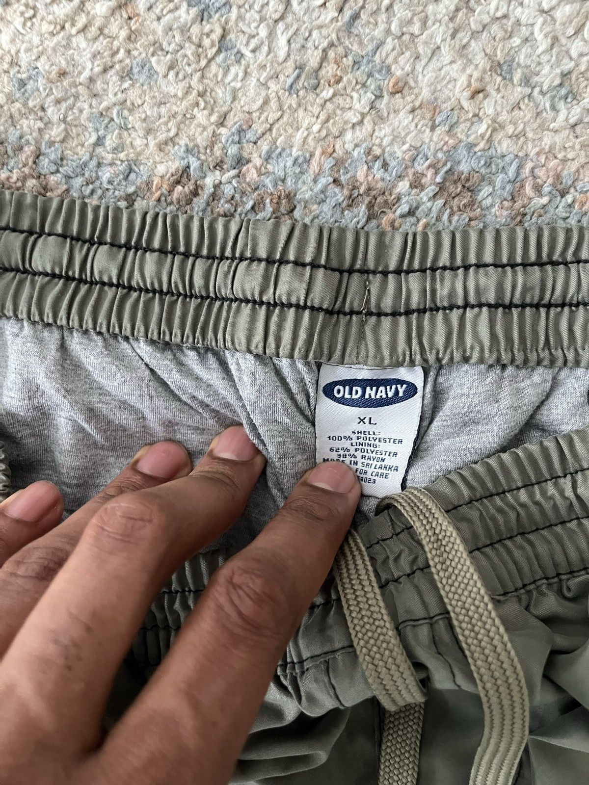 Other VTG Old Navy Green Parachute Track Pants XL Drill Size US 34 / EU 50 - 3 Thumbnail