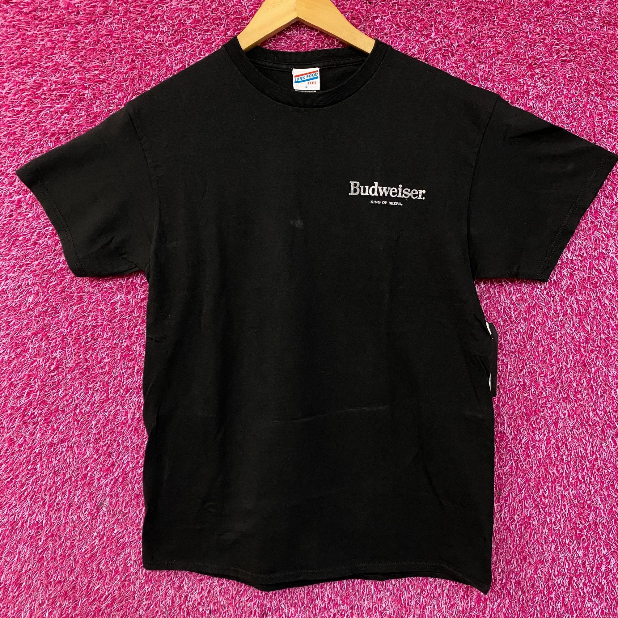 Junk Food Budweiser King Of Beer Bottles Graphic T-Shirt Small Size US S / EU 44-46 / 1 - 2 Thumbnail