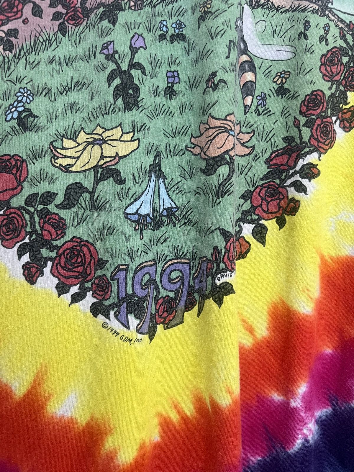 Liquid Blue Vintage 1994 Greatful dead tee Size US XL / EU 56 / 4 - 5 Thumbnail