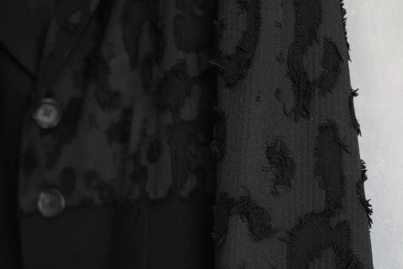 Yohji Yamamoto Yohji Yamamoto 22 AW Black Leopard Show Jacket 2503-Nextar Size US M / EU 48-50 / 2 - 7 Thumbnail
