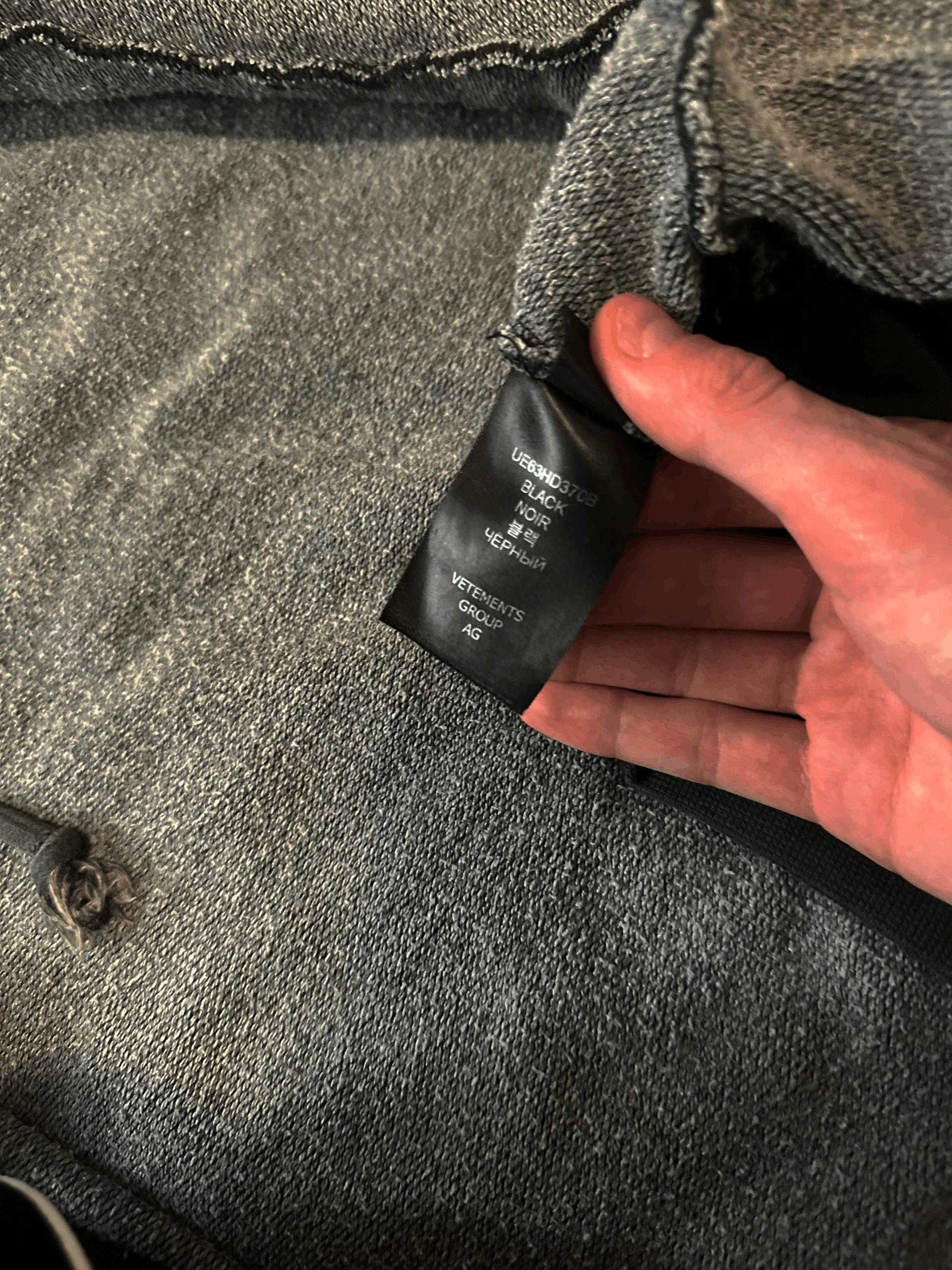 Vetements Vetements Cut Up Deconstructed Logo Zip Up Hoodie Size US M / EU 48-50 / 2 - 10 Thumbnail