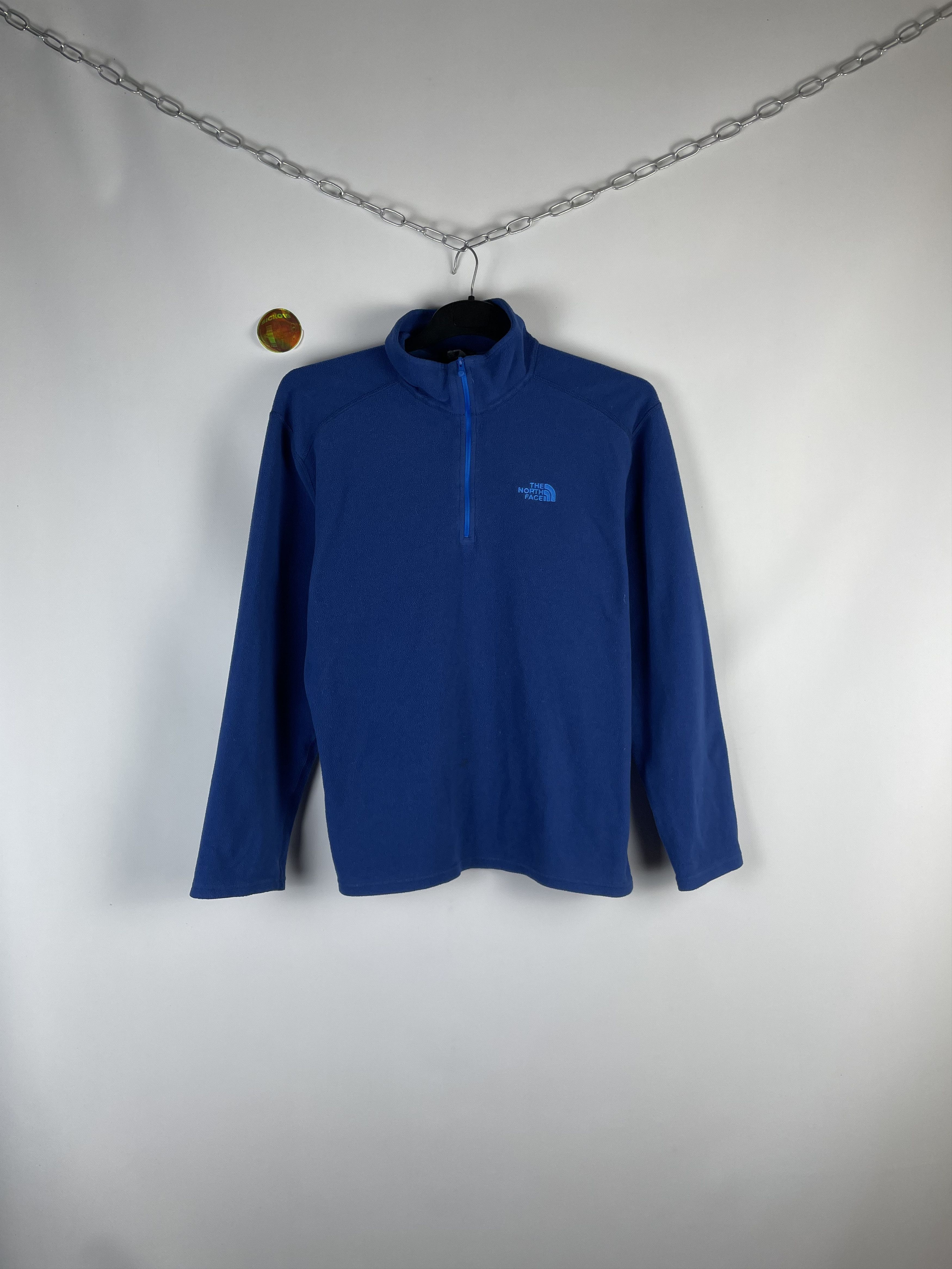 The North Face Vintage The North Face 1/4 Zip Fleece Jacket Size US L / EU 52-54 / 3 - 1 Thumbnail