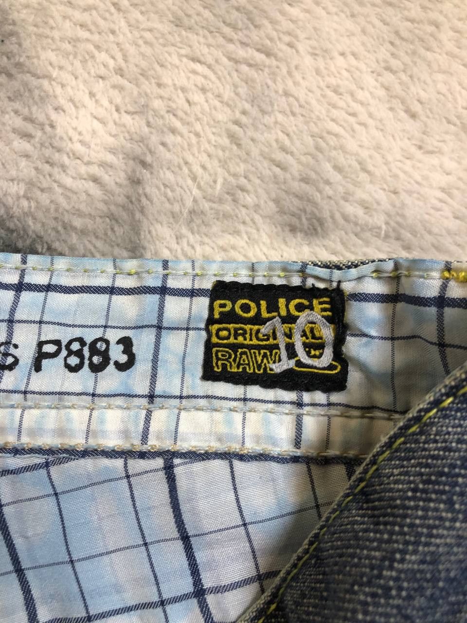 Vintage Police Raw Men’s Straight Fit Denim Jeans Everyday Wear Size US 28 / EU 44 - 3 Thumbnail