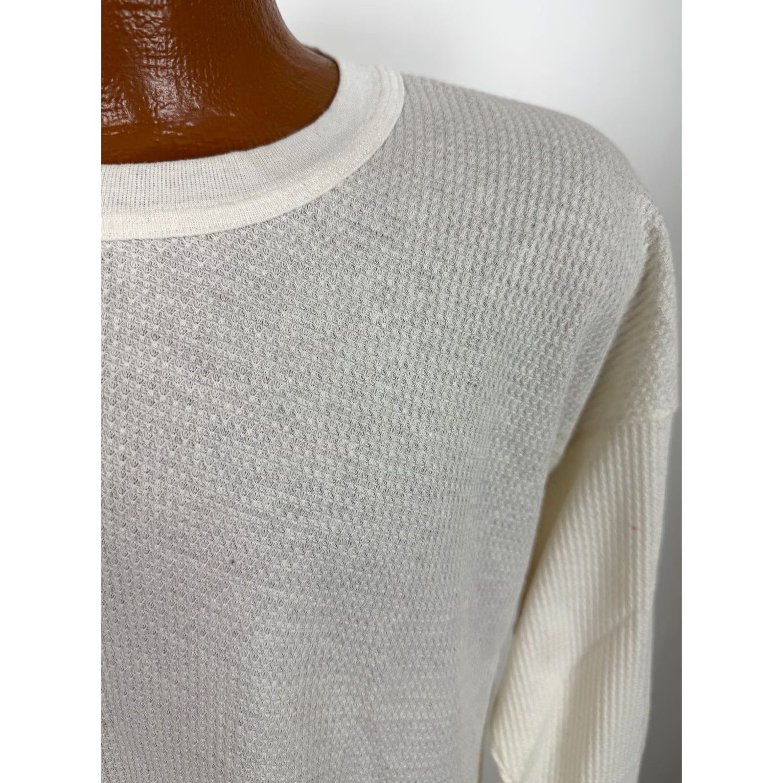 Vintage VINTAGE Cascade Thermals Shirt Men 3XL Ivory 80s 90s Outdoor Thermal Stretch Casual Shirt Mens Size US XXL / EU 58 / 5 - 2 Thumbnail