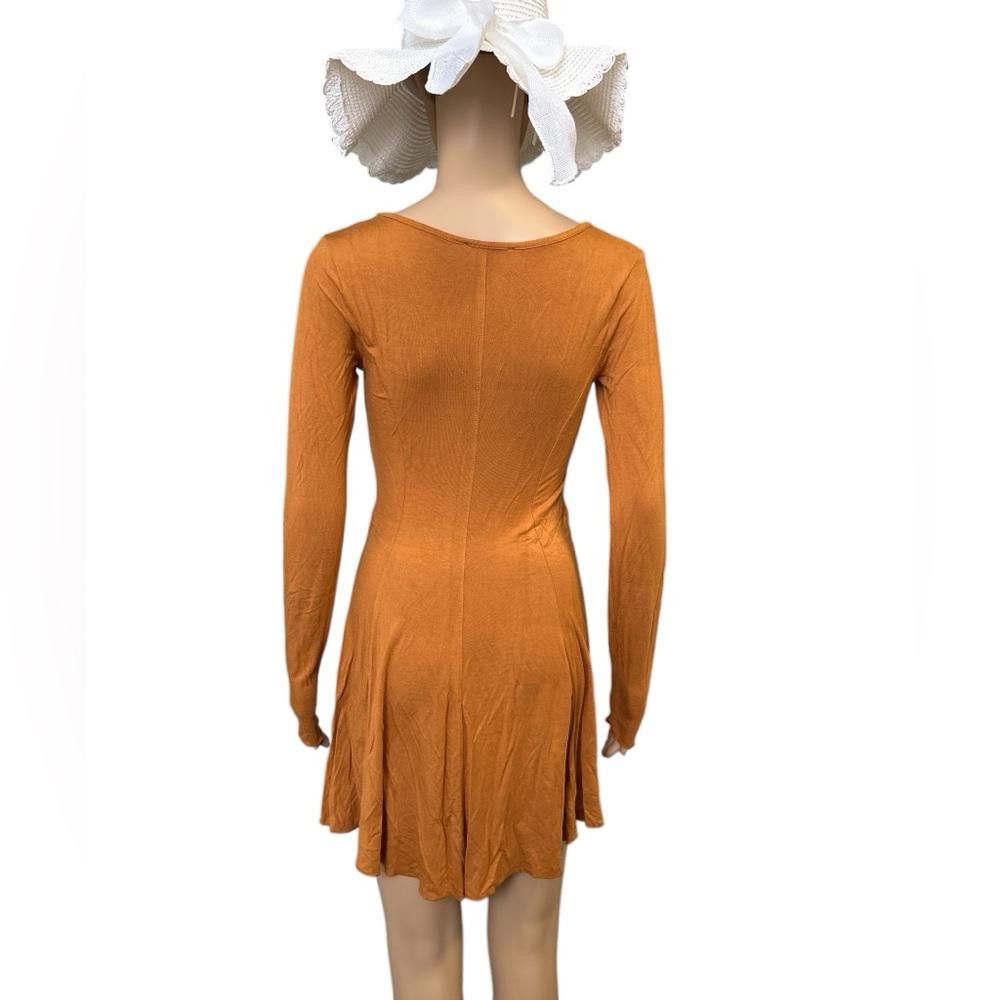 Forever 21 Forever 21 Mustard Yellow Mini Dress Size Small Size S / US 4 / IT 40 - 3 Thumbnail