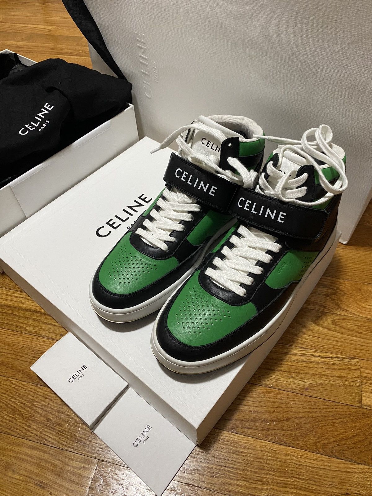 Celine × Hedi Slimane Celine High-Top Sneakers