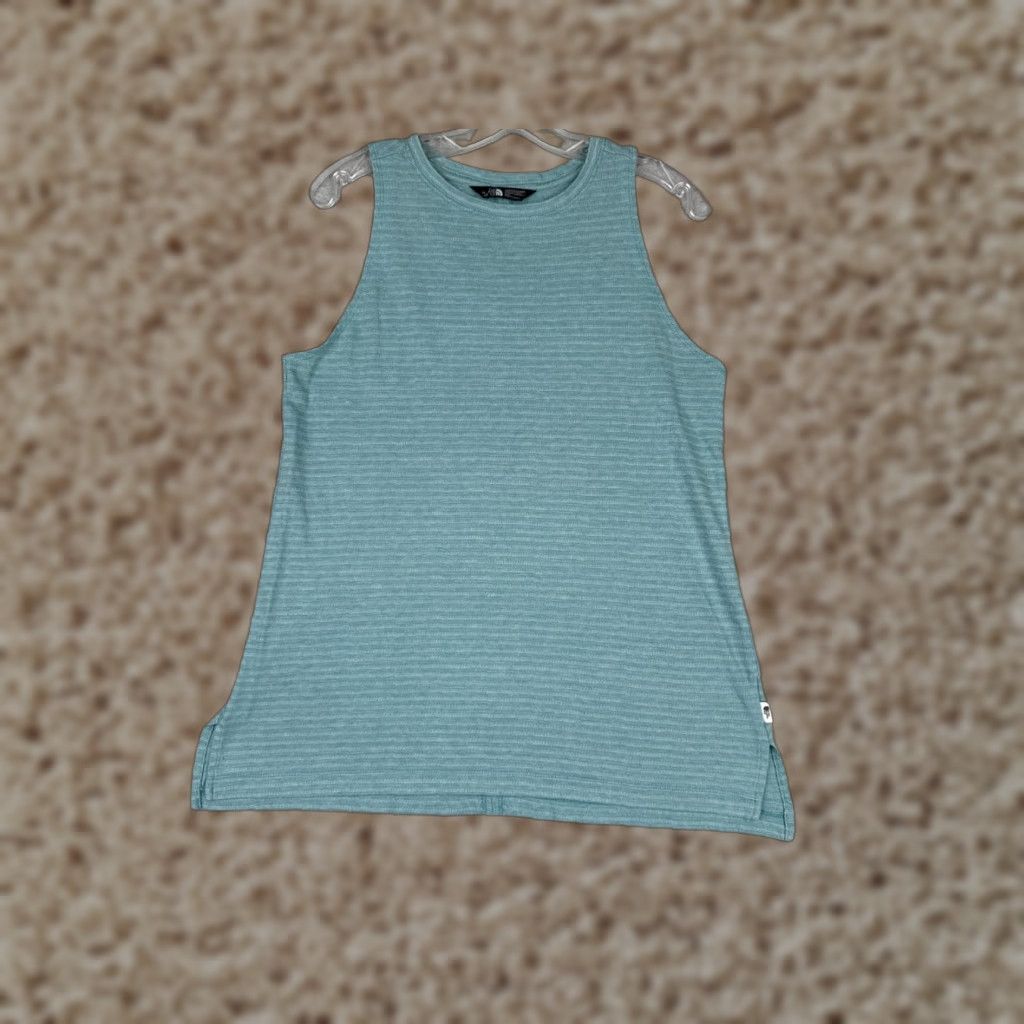 The North Face The North Face Shirt Women M Blue Tank Sleeveless Crew Poly Jersey Basic Lightweight Casual Gym Hike 90s Outdoors Mens? Size M / US 6-8 / IT 42-44 - 1 Thumbnail