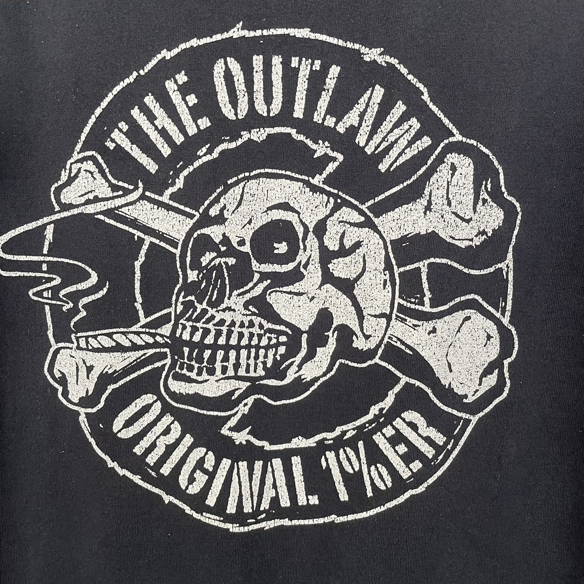 Affliction Vintage 2000s Skulls Affliction Faded Black T Shirt Size US M / EU 48-50 / 2 - 2 Thumbnail