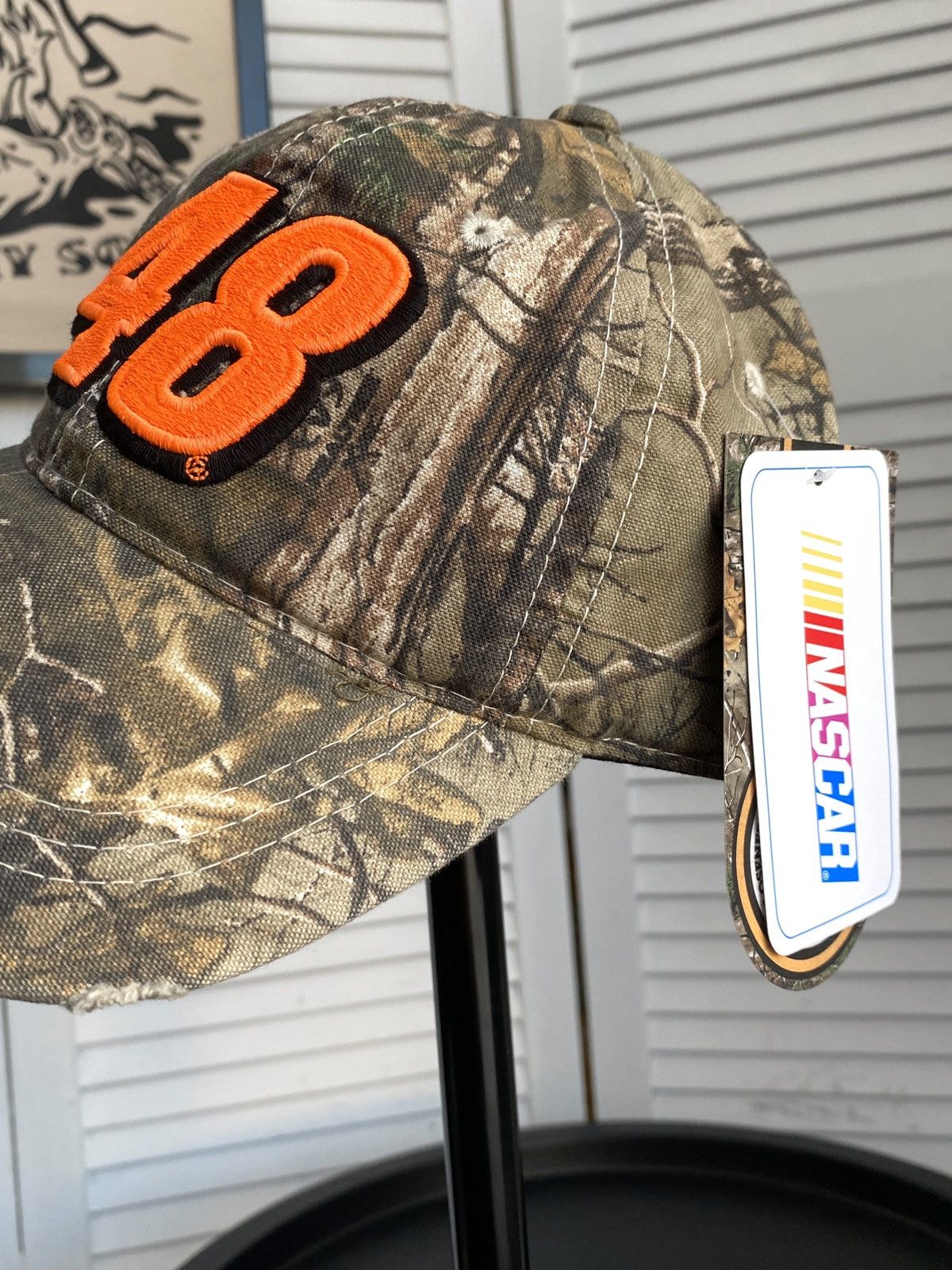 NASCAR × Realtree NASCAR Realtree Distressed Racing Hat Cap Number 48 Y2K Size ONE SIZE - 3 Thumbnail