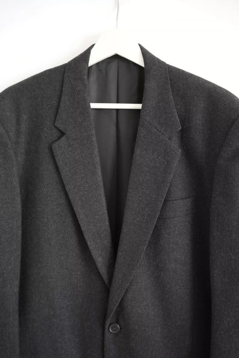 Yohji Yamamoto Yohji Yamamoto 80s Black Wool Blazer-2508 Size US M / EU 48-50 / 2 - 3 Thumbnail