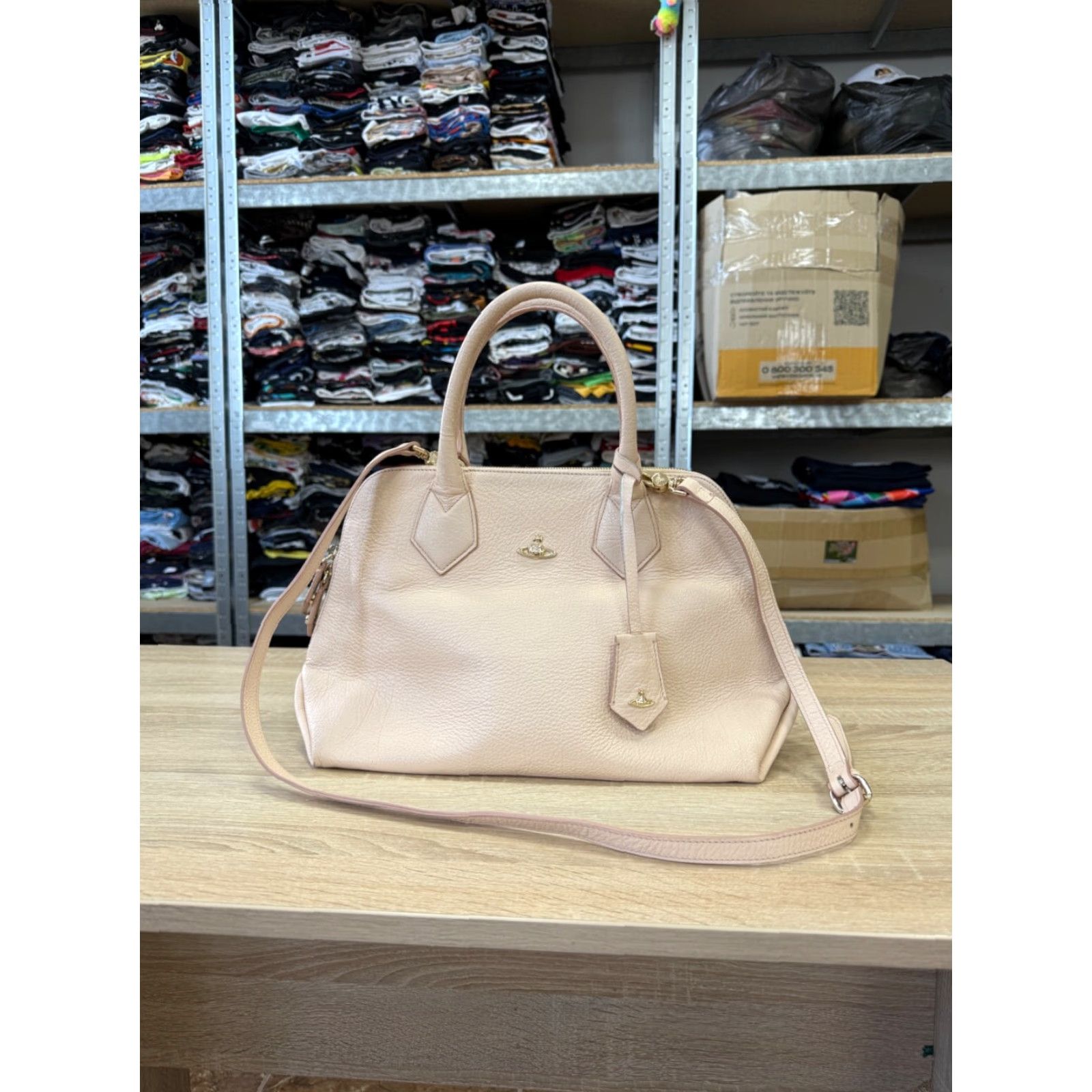 Vivienne Westwood Vivienne Westwood Balmoral Grain Leather Pink Bag Womens Bag Pink FVINTAGE Size ONE SIZE - 2 Thumbnail