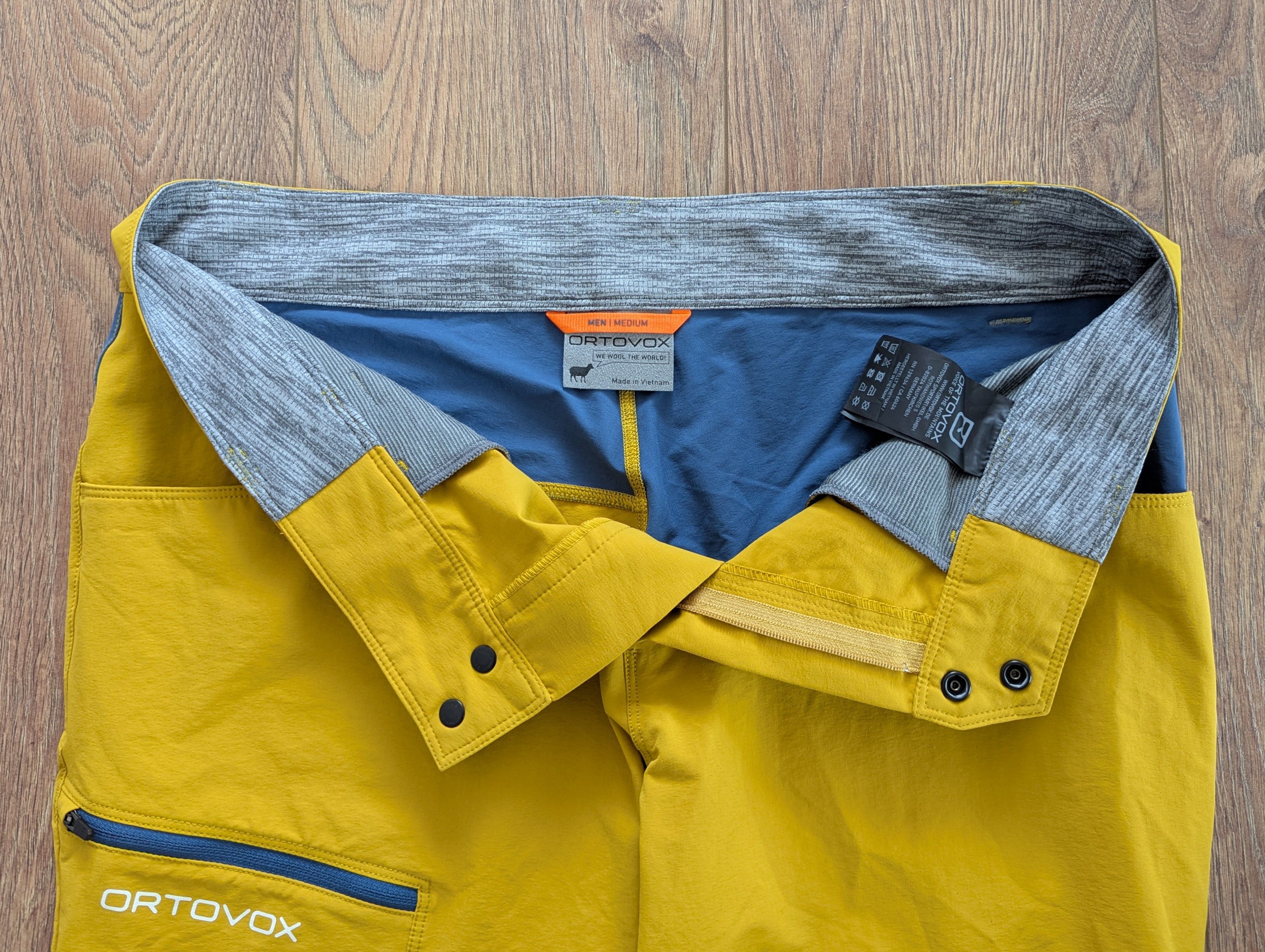 ORTOVOX ORTOVOX Pelmo Pants Size M Yellow Outdoor Trekking Hiking Size US 34 / EU 50 - 8 Thumbnail