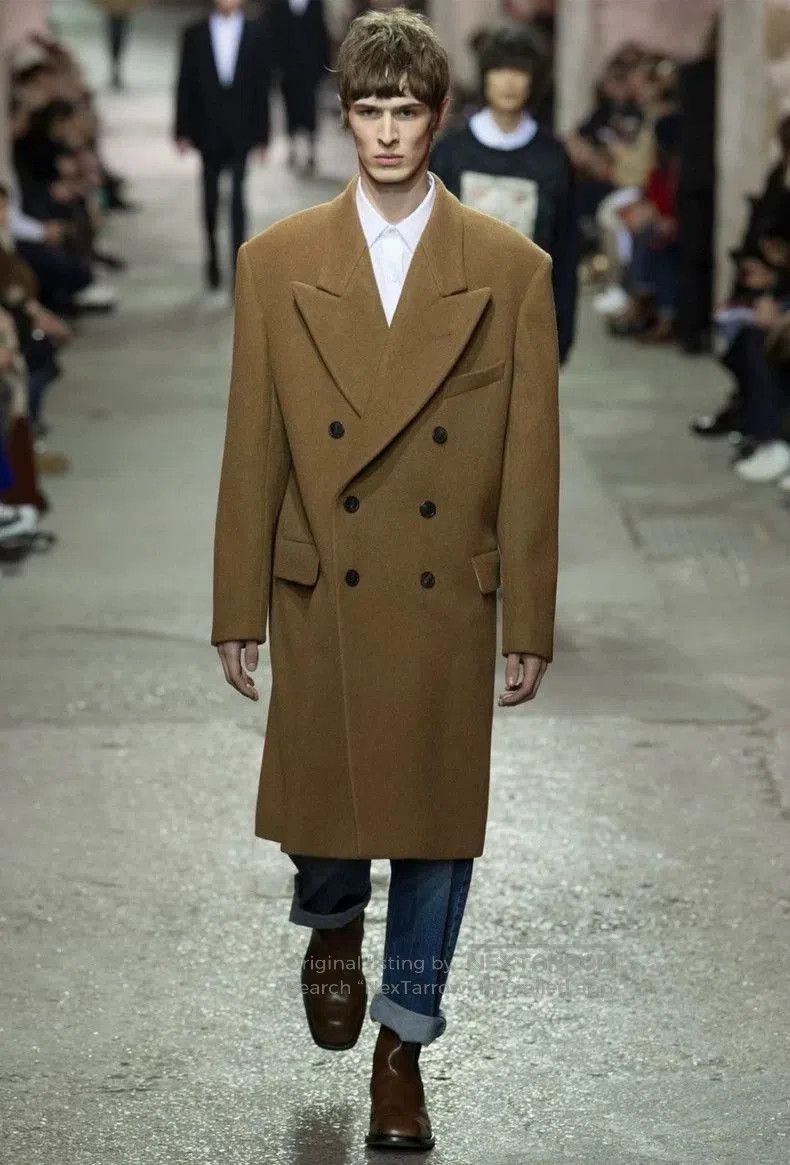 Dries Van Noten Dries van Noten Camel Wool Double. Size US L / EU 52-54 / 3 - 2 Thumbnail