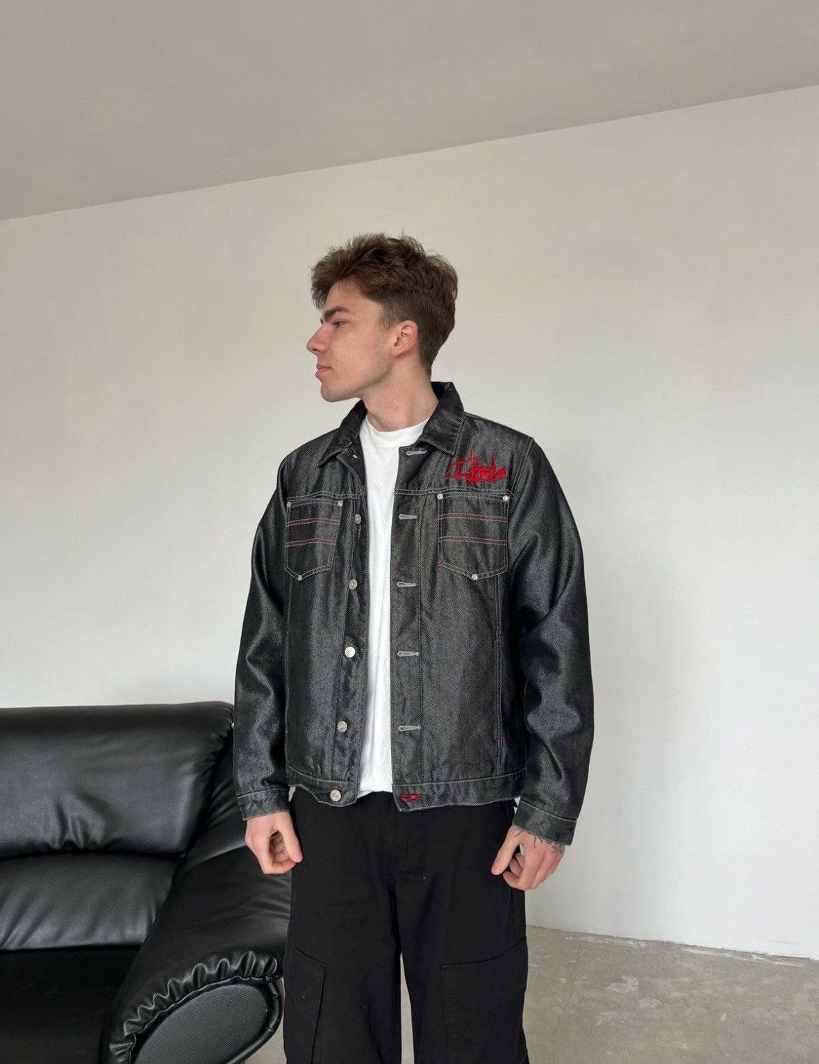 Vintage Vintage Rap Denim Jacket Size US M / EU 48-50 / 2 - 4 Thumbnail