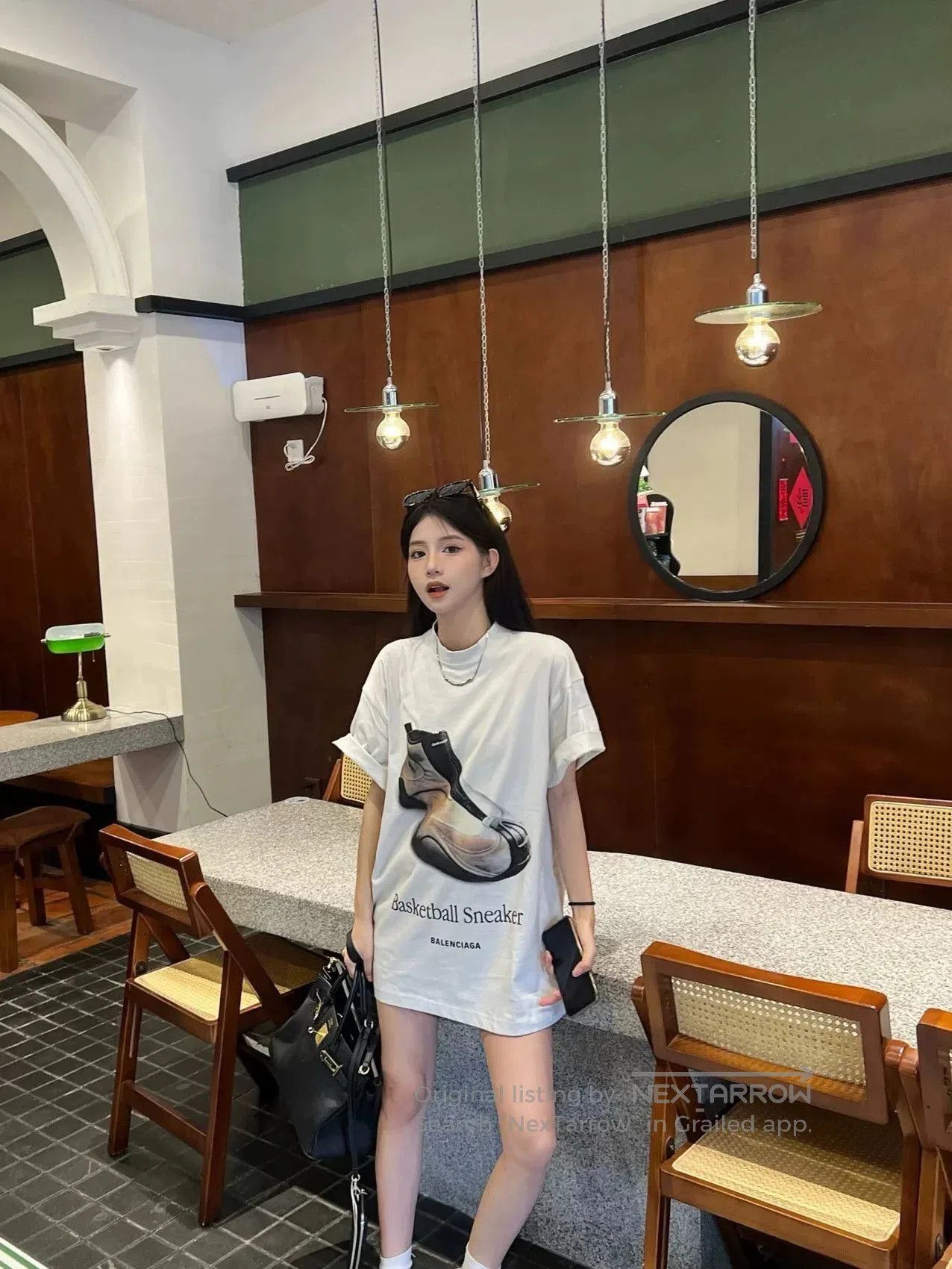 Balenciaga Balenciaga Basketball Sneaker Logo Tee. Size US M / EU 48-50 / 2 - 7 Thumbnail