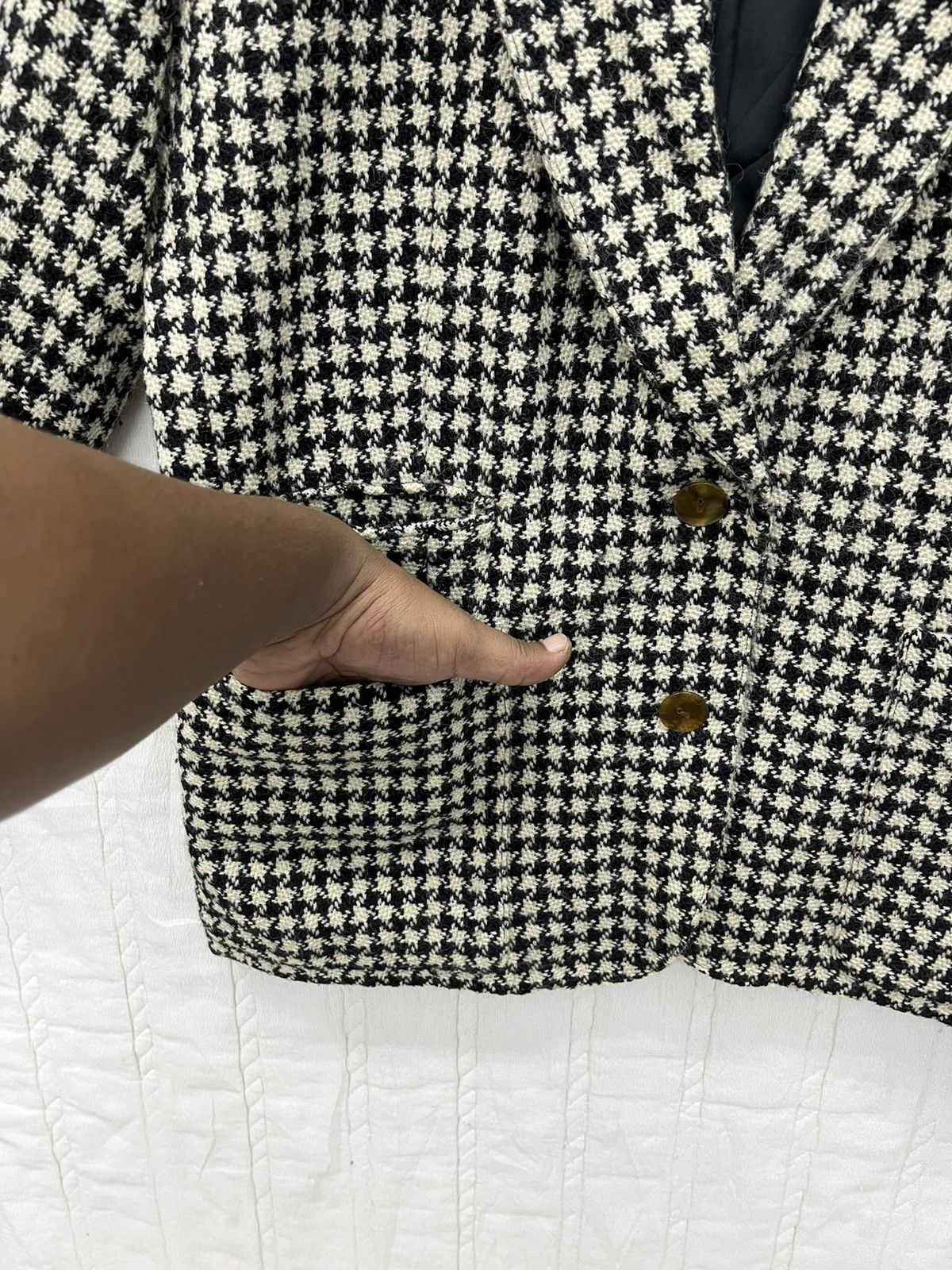 Jean Paul Gaultier ARCHIVE🔥VTG JEAN PAUL GAULTIER WOOL HERRINGBONE JACKET Size US L / EU 52-54 / 3 - 8 Thumbnail
